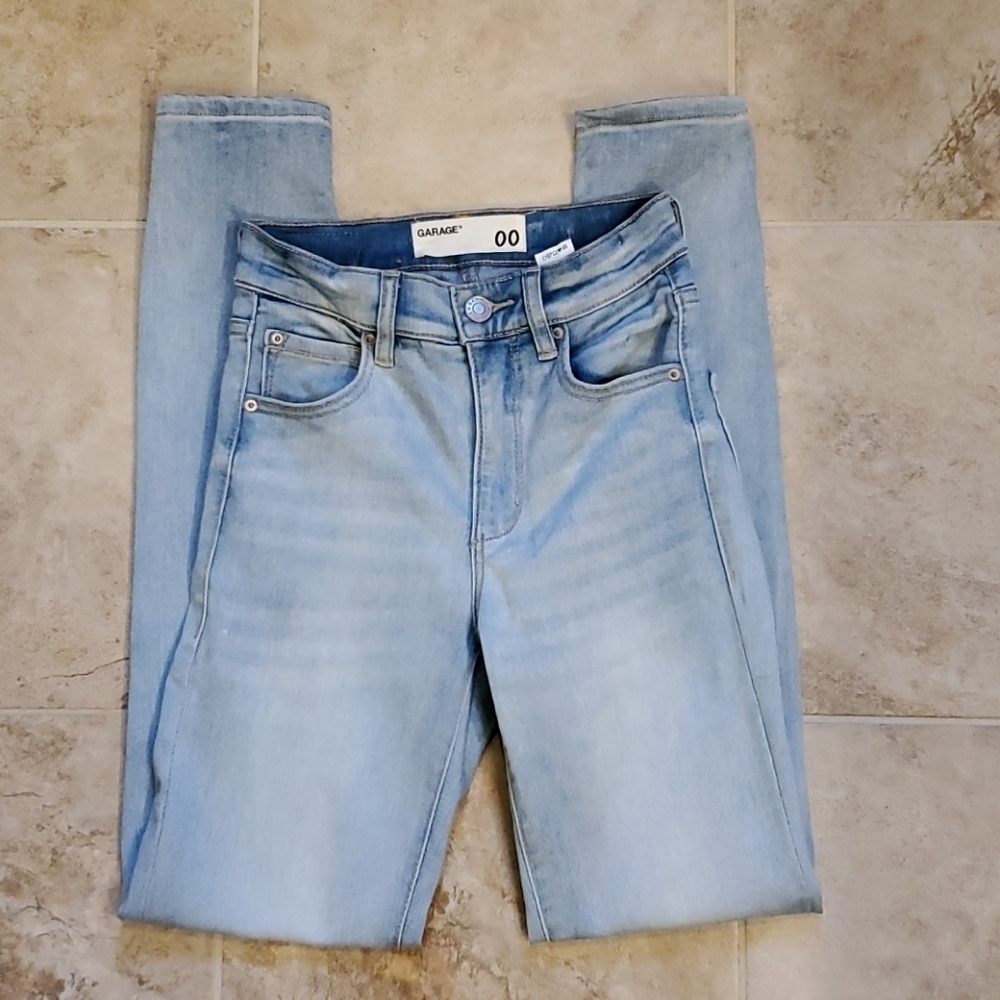 Garage Light Blue High Rise Women Jeans